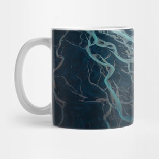 Glacial River Landscape Mug